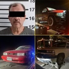 Tras esconder en un panteón dos camionetas robadas, un hombre fue detenido por elementos de la Secretaría de Seguridad Pública y Vialidad de Santiago, quienes le encontraron otra unidad robada.