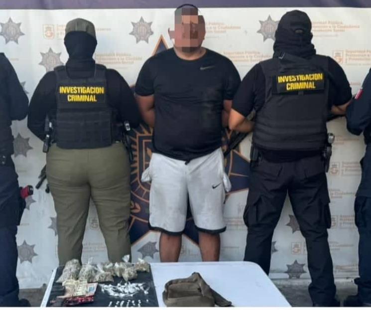 Cae narcomenudista, es investigado por una serie de asaltos Cae narcomenudista, es investigado por una serie de asaltos