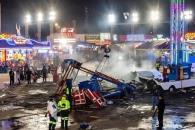 Accidente en juego mecánico de feria deja siete lesionados