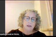 Interrumpe reunión embajadora israelí por alarma Interrumpe reunión embajadora israelí por alarma