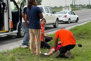 Cae de puente y resulta lesionado