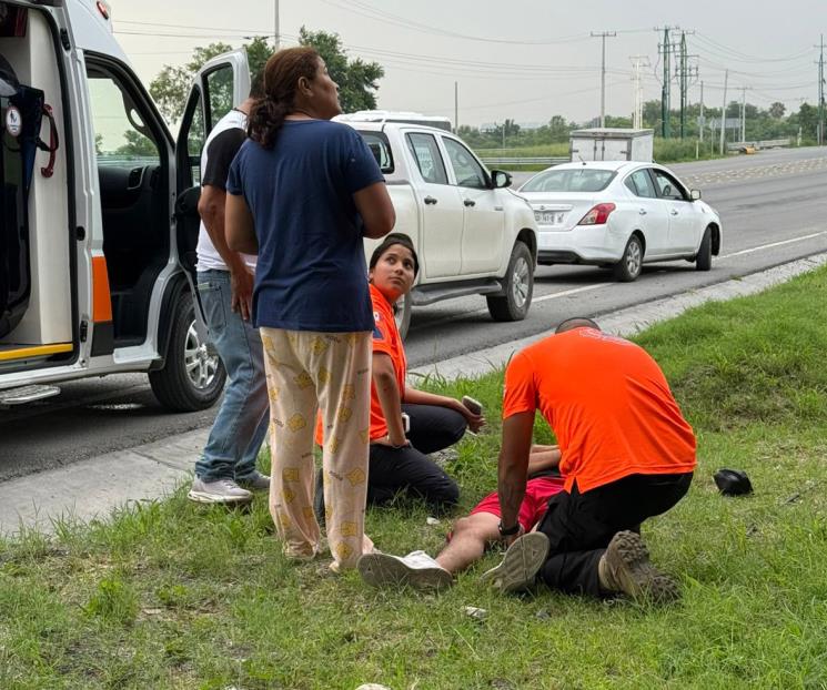 Cae de puente y resulta lesionado Cae de puente y resulta lesionado