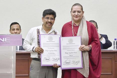 Entrega INE constancias a la Corte electa por elecciones judiciales