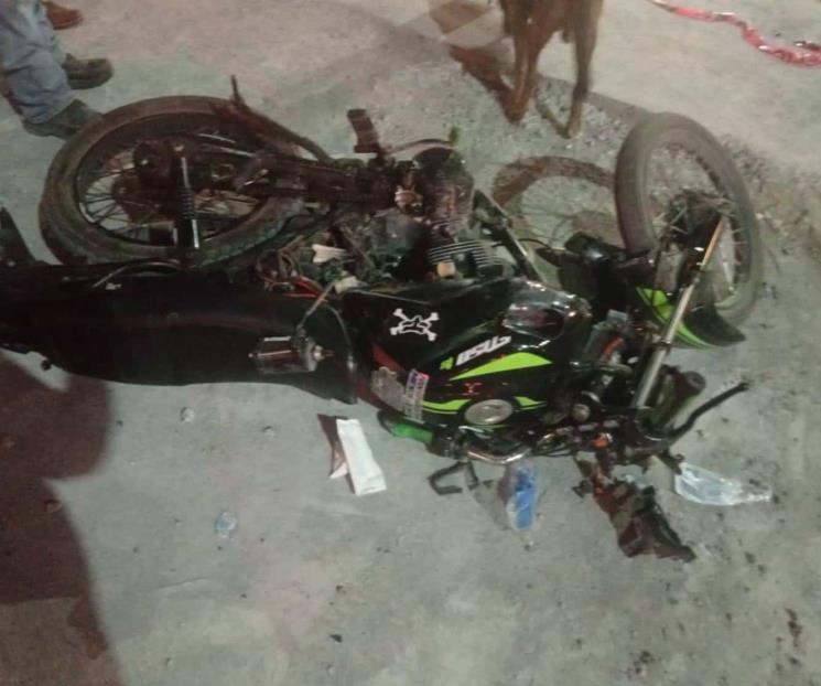 Resulta herido en su moto Resulta herido en su moto