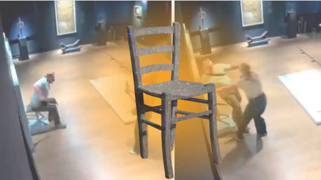 Así era la silla Van Gogh que fue destruida por un turista
