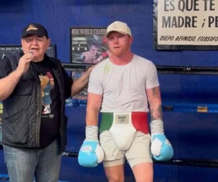 Entrena Canelo en su tierra Entrena Canelo en su tierra