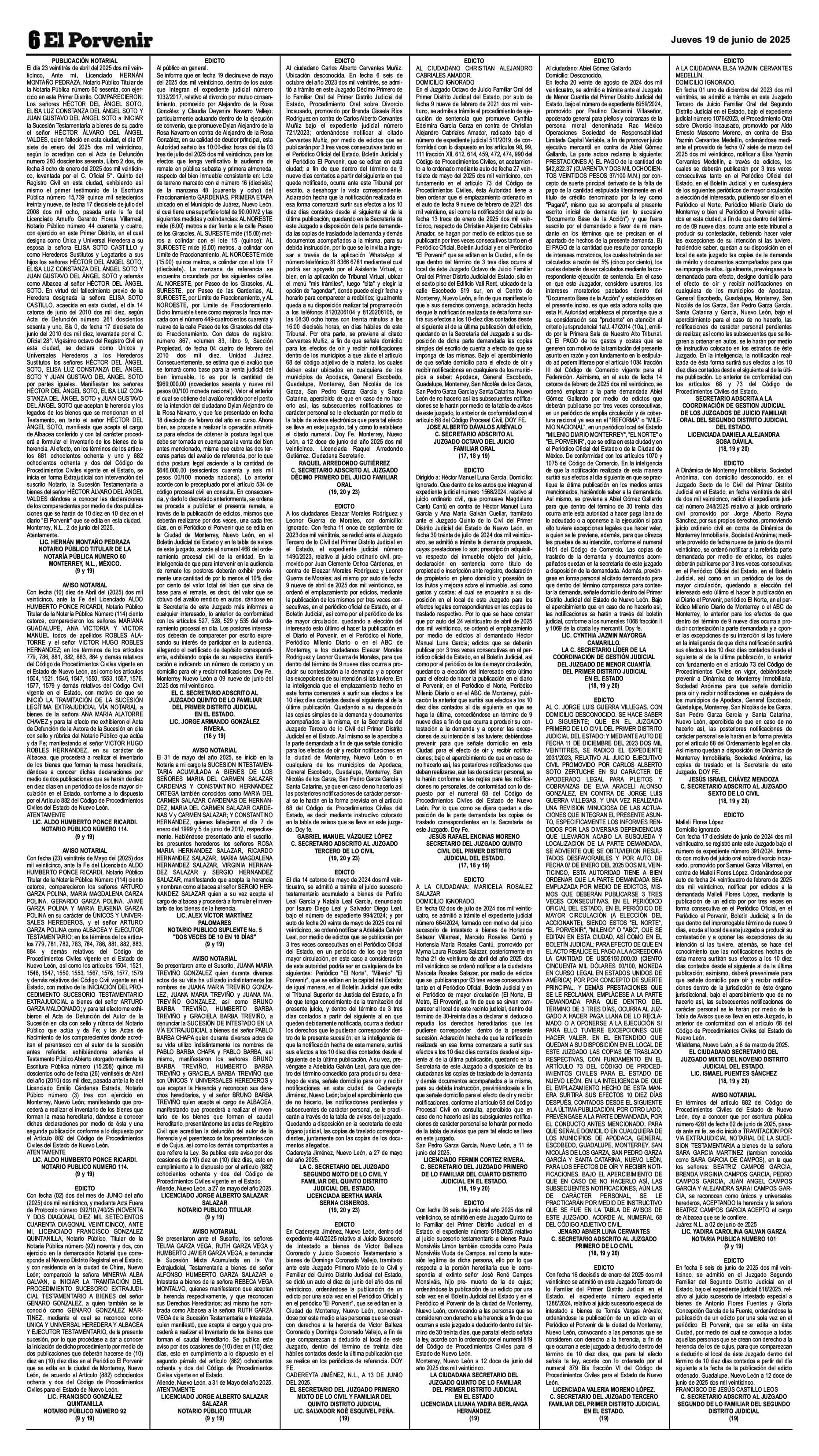 Edictos
