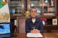 Emite Sheinbaum mensaje ante impacto del huracán Erick