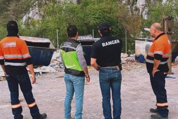 Realizan operativo de limpieza en La Huasteca