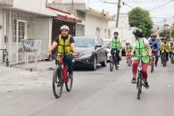 Realizan en San Nicolás rodada escolar para promover la bicicleta