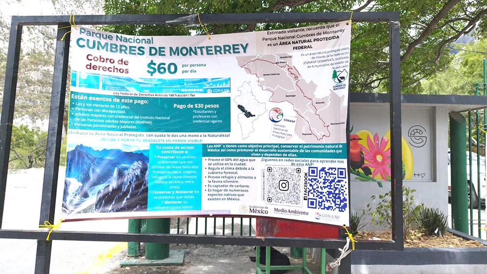 Anuncian cobro para entrar a La Huasteca
