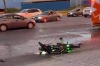 Muere motociclista tras accidente vial