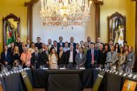 Se reunirán una vez al mes Samuel y Claudia por motivos del Mundial