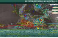 Lluvias intensas afectarán gran parte de México para este jueves Lluvias intensas afectarán gran parte de México para este jueves