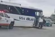 Volcadura de transportes deja cinco heridos en El Carmen Volcadura de transportes deja cinco heridos en El Carmen
