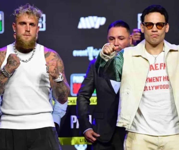 Cumplen Chávez Jr. y Jake Paul con el pesaje Cumplen Chávez Jr. y Jake Paul con el pesaje