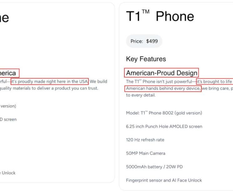 Trump Mobile, el smartphone NO fabricado en Estados Unidos Trump Mobile, el smartphone NO fabricado en Estados Unidos