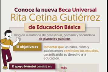Suspenden Beca Rita Cetina 2025 para nivel secundaria