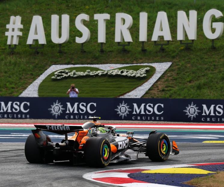 Dominan Norris y Russell prácticas 1 y 2 en Austria
