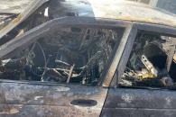 Arde auto en Cadereyta Arde auto en Cadereyta