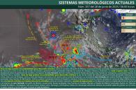 Advierten riesgos por lluvias intensas y tormentas en Oaxaca Advierten riesgos por lluvias intensas y tormentas en Oaxaca