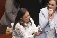 Presenta Lilly Téllez denuncia contra morenistas Presenta Lilly Téllez denuncia contra morenistas