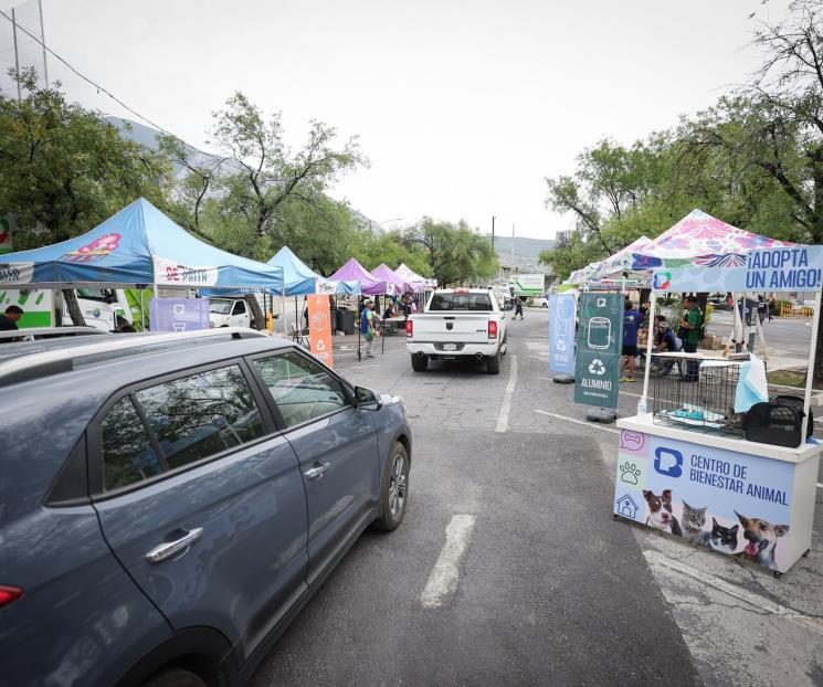 Participan ciudadanos en "San Pedro Recicla"