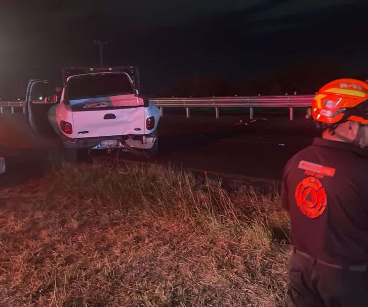 Accidente vial deja una persona fallecida Accidente vial deja una persona fallecida