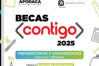Anuncia Apodaca registro para ´Becas Contigo 2025´
