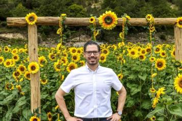 Invita David a disfrutar de girasoles en Laguna de S&aacute;nchez