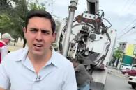 Contrata Apodaca camión ´hidro clean´ ante crisis de drenaje