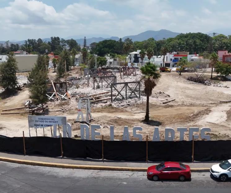 Ordenan detener demolición de Ciudad de las Artes, en Nayarit
