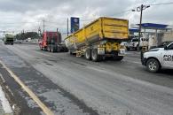 Se desprende caja de tráiler