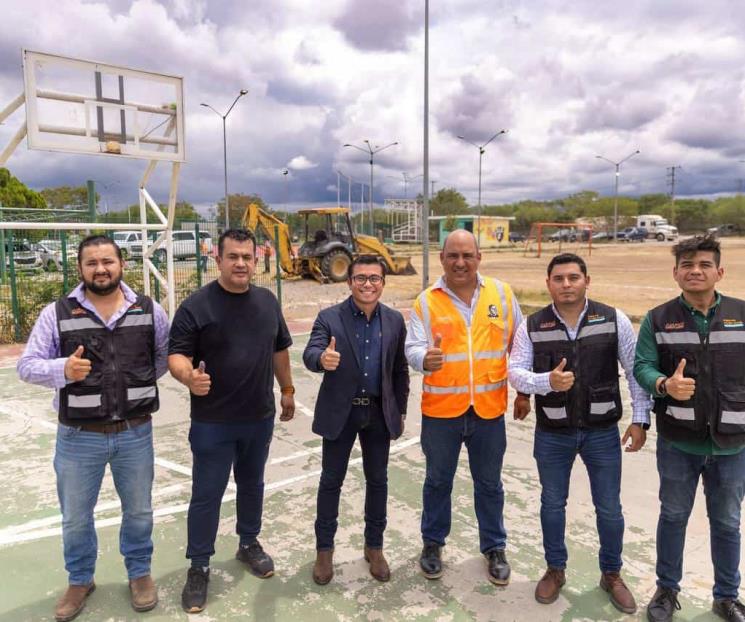 Rehabilitan unidad deportiva en Juárez