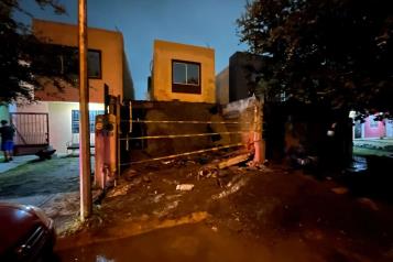 Colapsa techo en vivienda