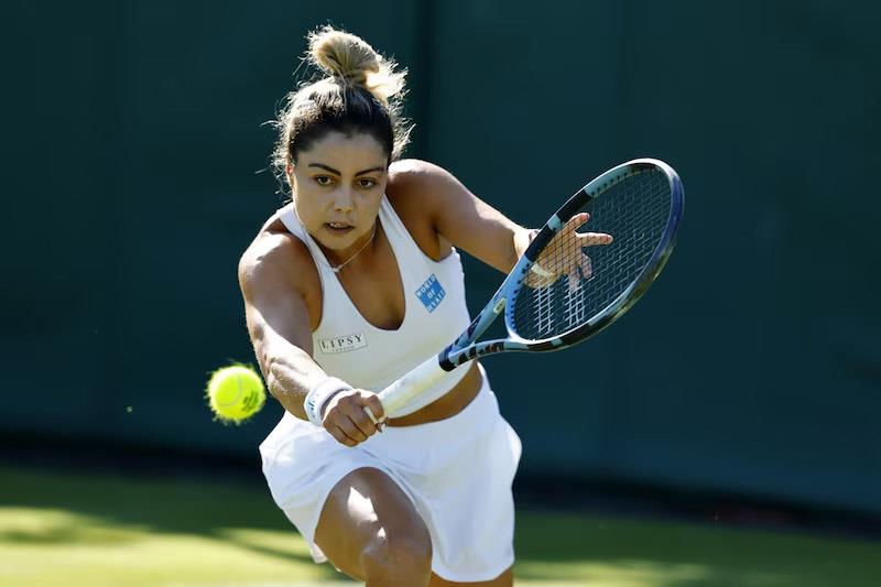 Eliminan a Renata Zarazúa en singles de Wimbledon Eliminan a Renata Zarazúa en singles de Wimbledon