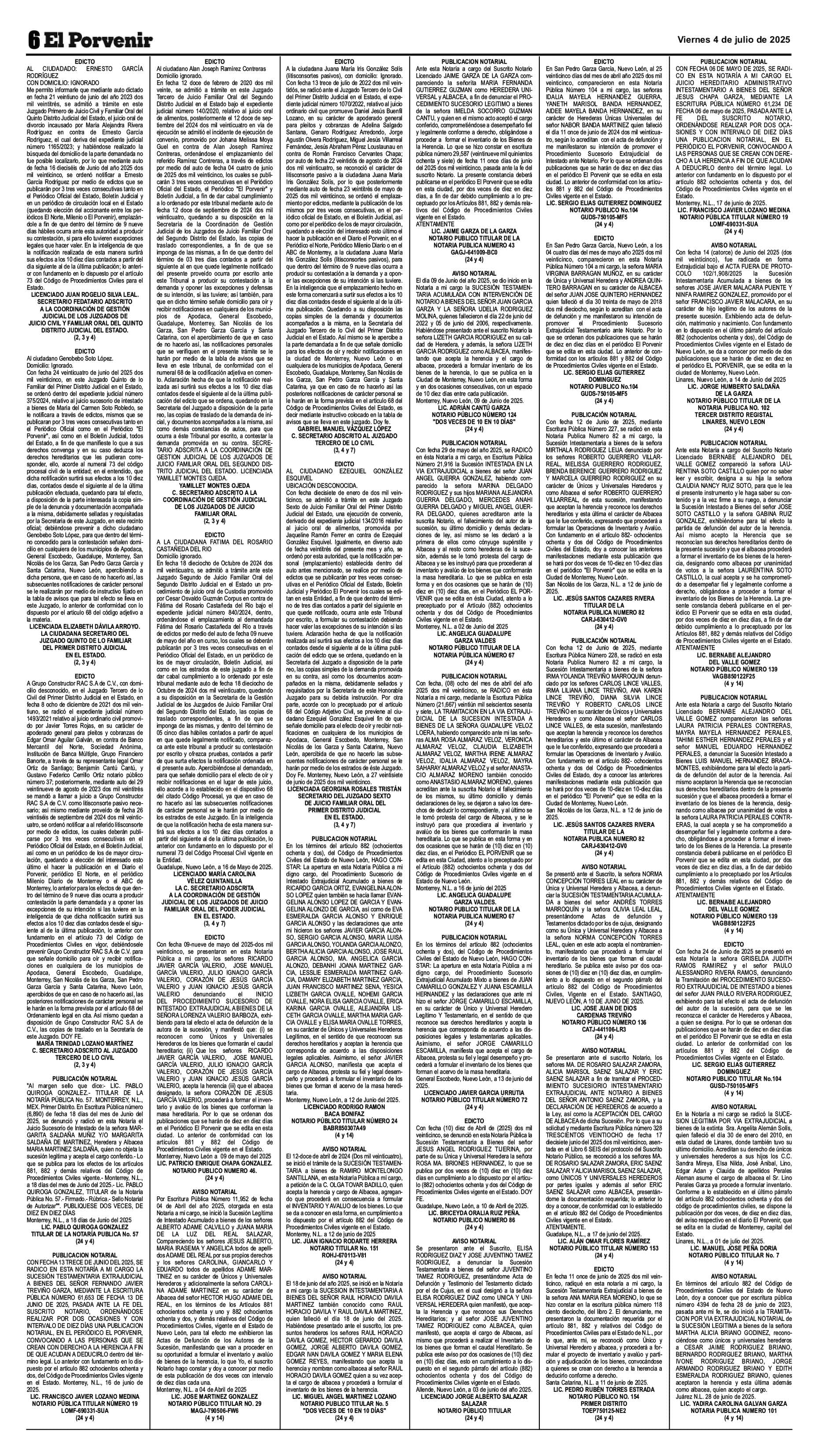 Edictos