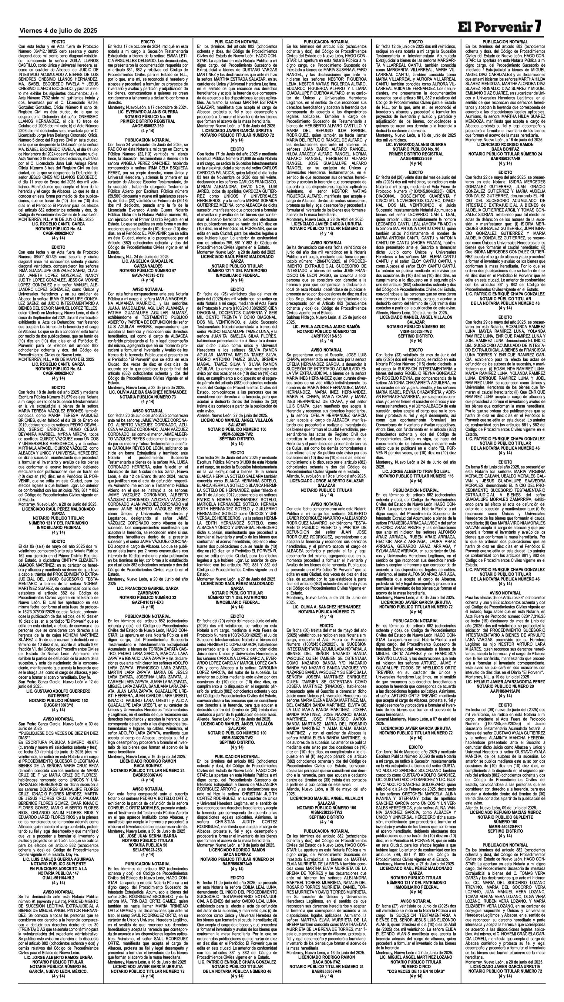 Edictos