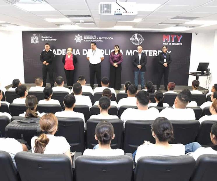 Ingresan 47 cadetes a la Academia de Policía regia