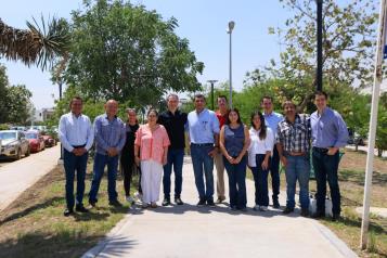 Entrega obras de rehabilitaci&oacute;n de parque en Cumbres San Agust&iacute;n