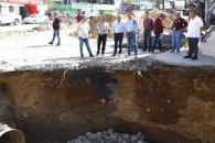 Avanza un 45 % reparación se socavón en Escobedo