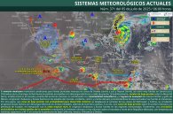 Pronostican lluvias muy fuertes en estos estados Pronostican lluvias muy fuertes en estos estados