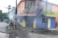 Se incendia una tortillería tras registrarse explosión