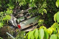 Deja choque-volcadura 9 lesionados