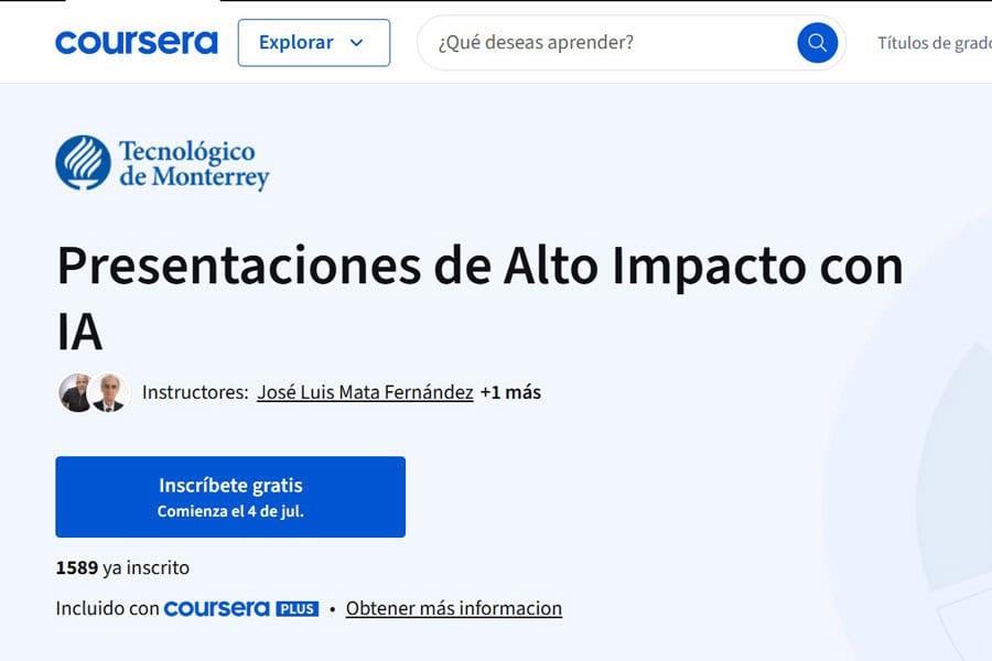 Aprende a crear presentaciones de alto impacto con IA Aprende a crear presentaciones de alto impacto con IA