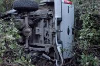 Termina con lesiones en volcadura Termina con lesiones en volcadura