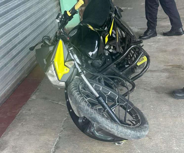 Recuperan moto robada