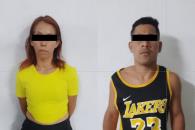 Sorprenden a pareja con droga Sorprenden a pareja con droga