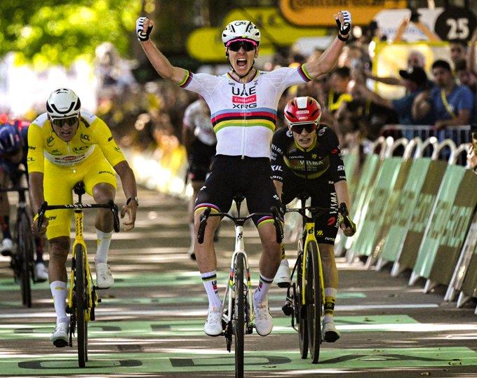 Se lleva eslovaco Pogacar cuarta etapa del Tour Se lleva eslovaco Pogacar cuarta etapa del Tour