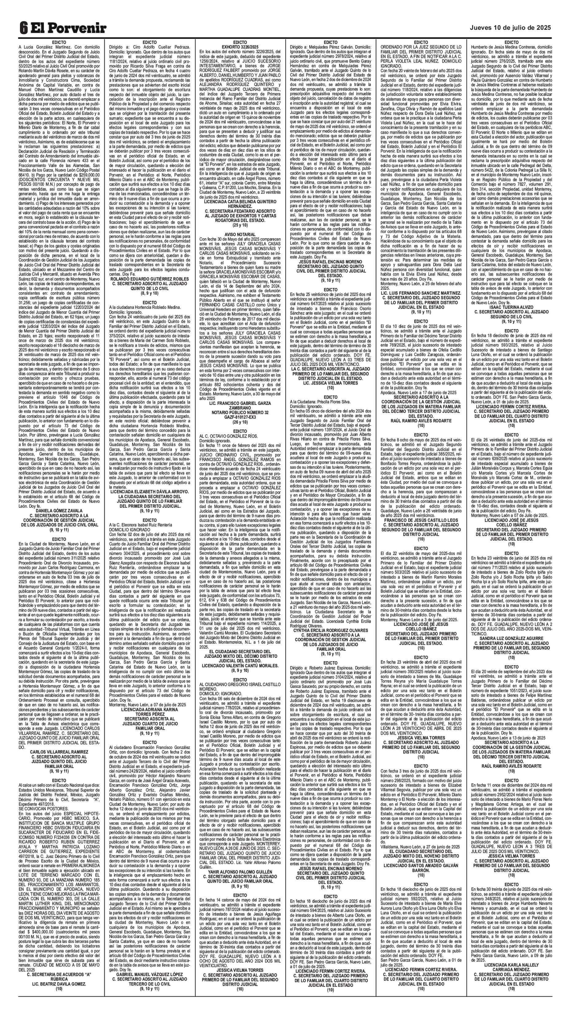 Edictos